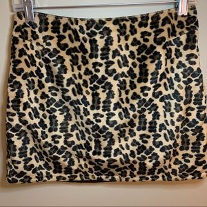 Leopard Mini Skirt